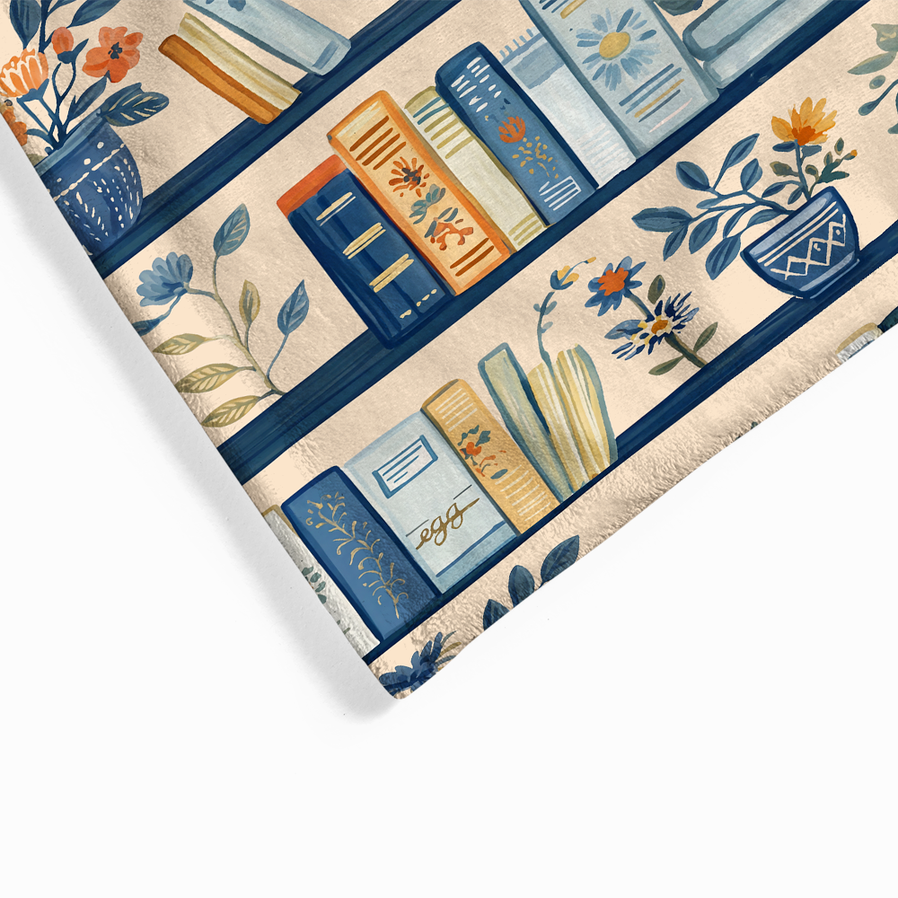 Pagewings Bookish Flannel Blanket