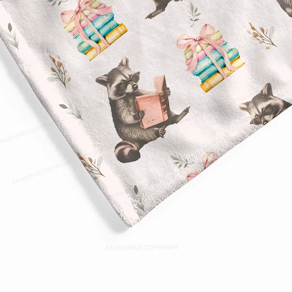 Pagewings Read Books Be Kind Stay Weird Read Flannel Blanket