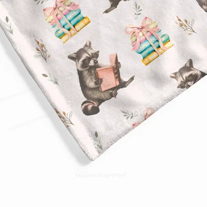 Pagewings Read Books Be Kind Stay Weird Read Flannel Blanket