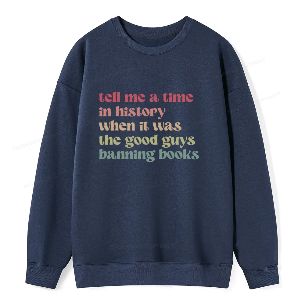 Pagewings Tell Me a Time in History Unisex  Classic Sweatshirt
