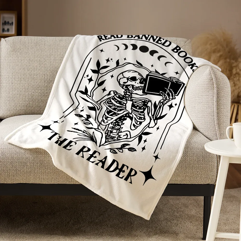 PagewingsRead Banned Books Flannel Blanket