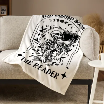 PagewingsRead Banned Books Flannel Blanket