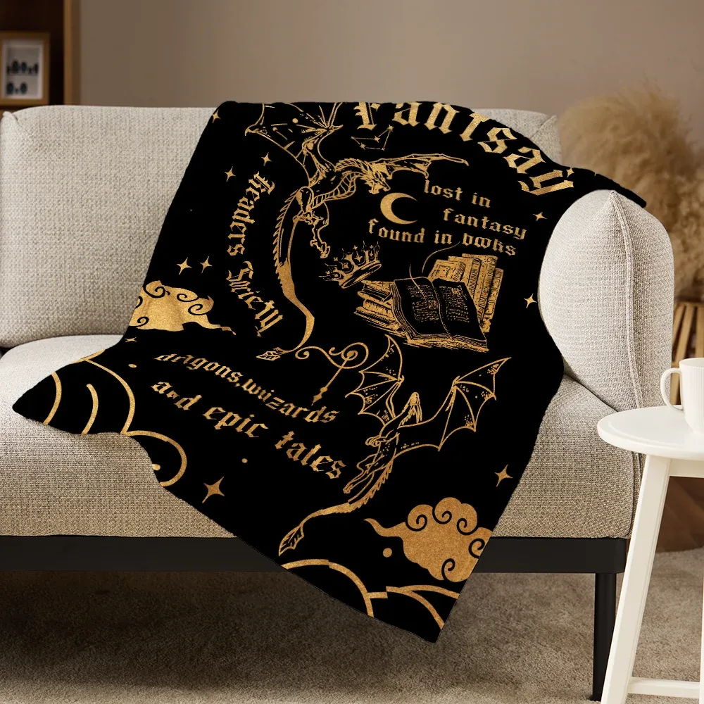 Pagewings Readers Society Flannel Blanket