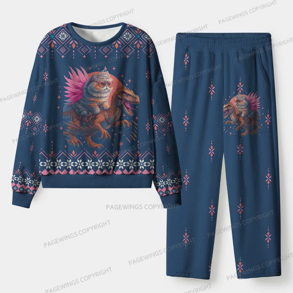 Pagewings God Dammit Donut Unisex Flannel Pajama Set