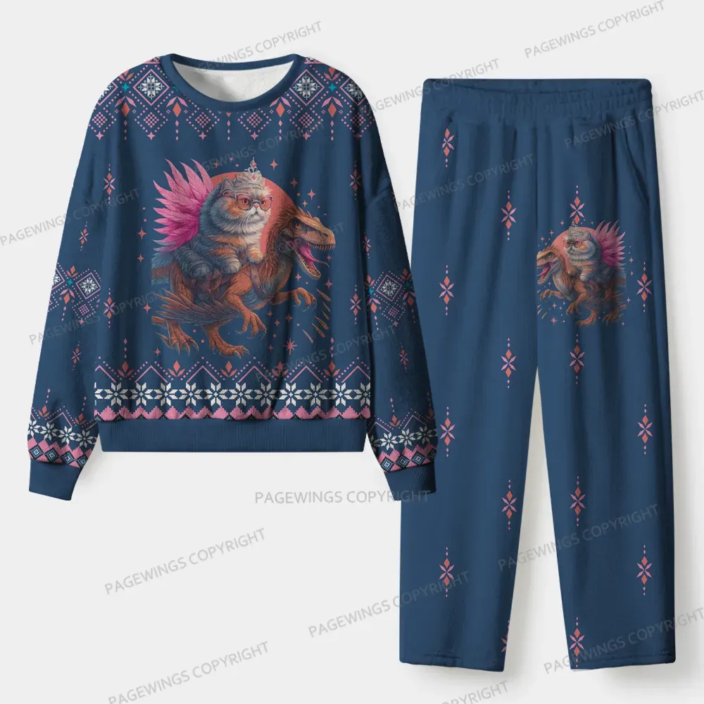 Pagewings God Dammit Donut Unisex Flannel Pajama Set
