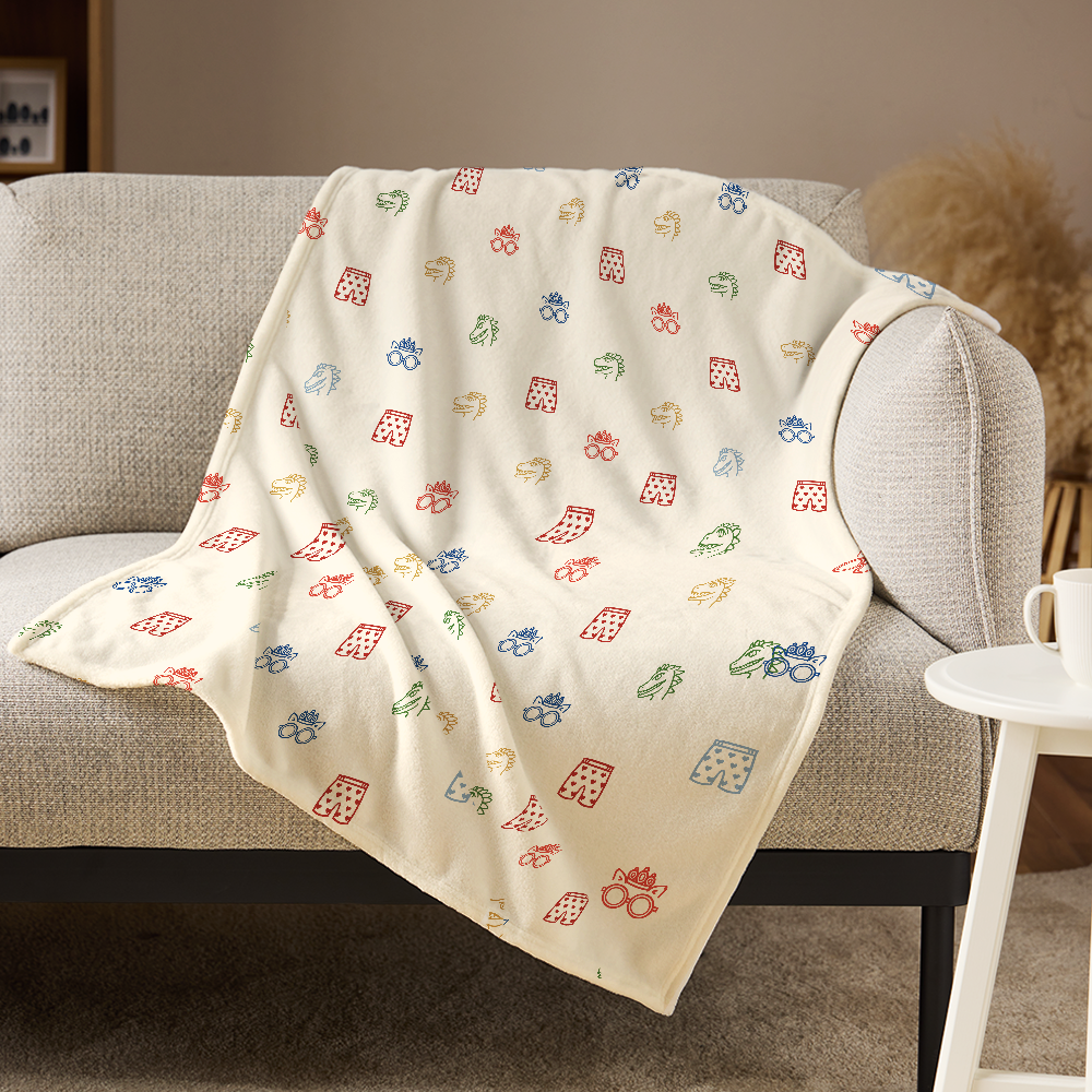 Pagewings Sci Fi Book Lover Flannel Blanket