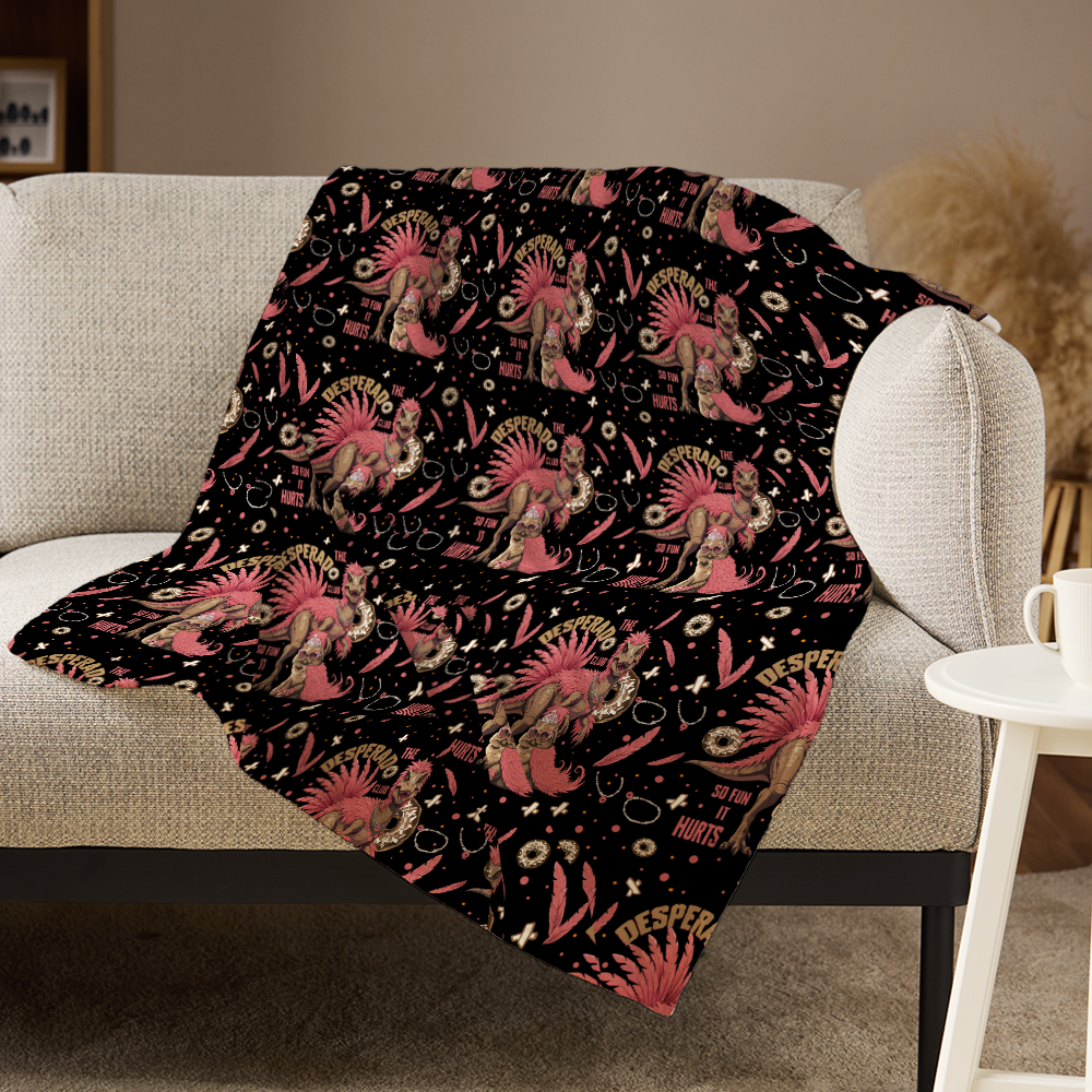 Pagewings Sci Fi Book Lover Flannel Blanket