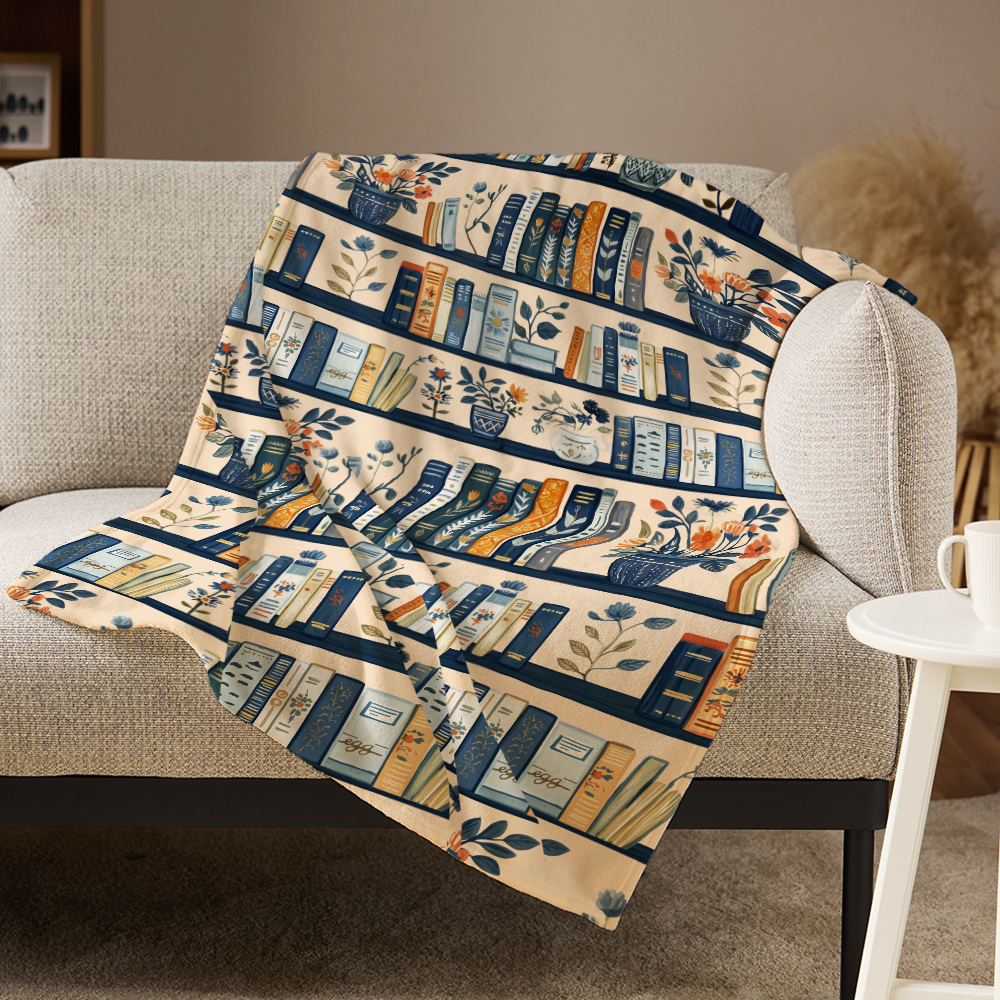 Pagewings Bookish Flannel Blanket