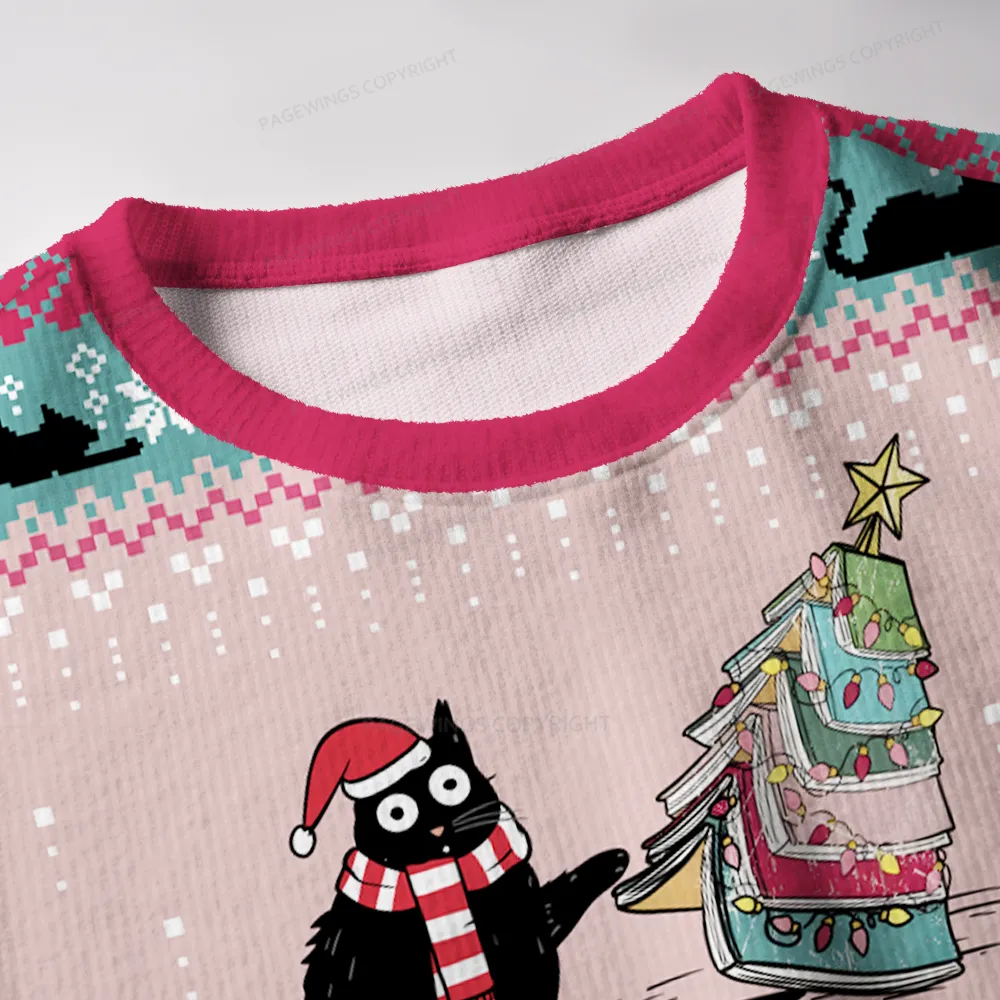 Pagewings What Unisex Ugly Knit Sweatshirt