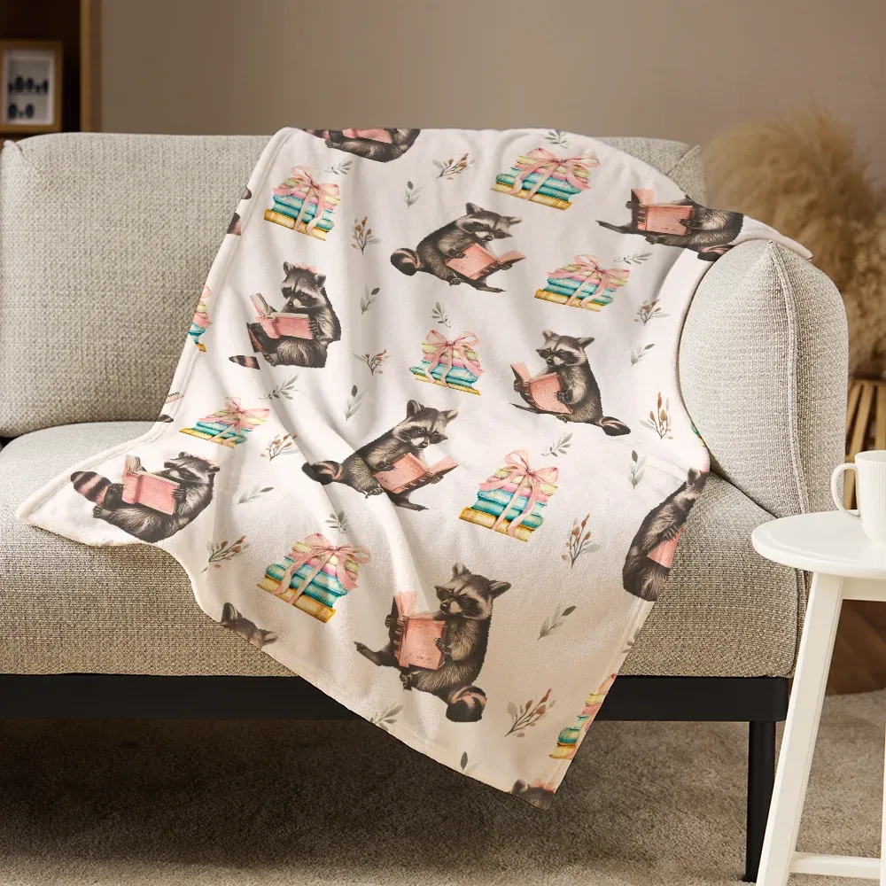 Pagewings Read Books Be Kind Stay Weird Read Flannel Blanket