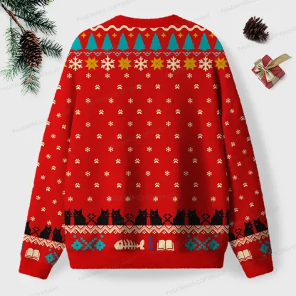 Pagewings National Library Week Unisex Ugly Knit Sweatshirt