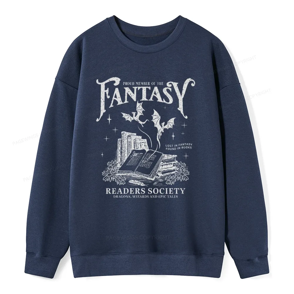 Pagewings Fantasy Readers Society Unisex Classic Sweatshirt