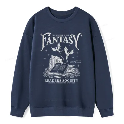 Pagewings Fantasy Readers Society Unisex Classic Sweatshirt