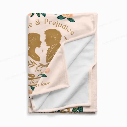 Pagewings Most Ardently We Are All Fools In Love Flannel Blanket