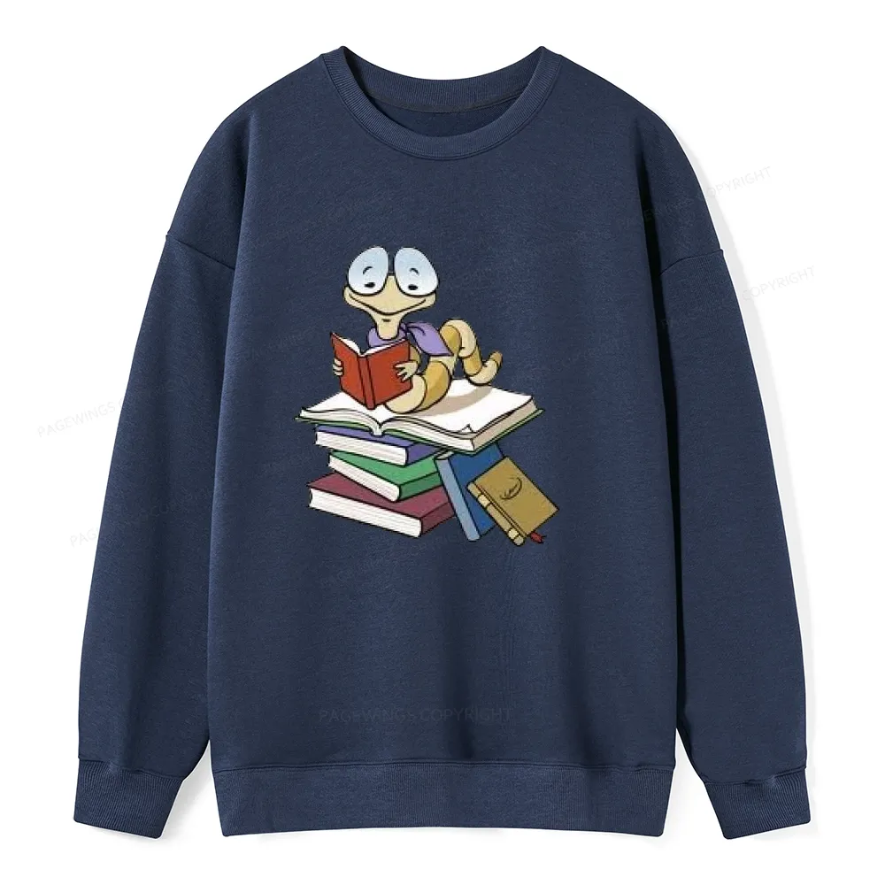 Pagewings Reading Snail and Book Unisex Classic Sweatshirt