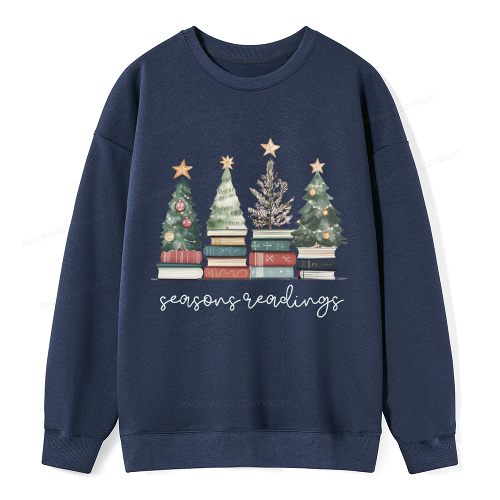 Pagewings Bookish Christmas Unisex Classic Sweatshirt