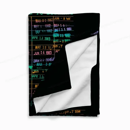 Pagewings Return To Library Read Flannel Blanket