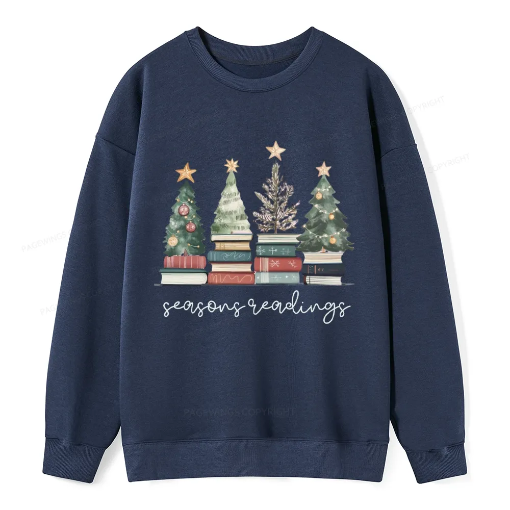 Pagewings Bookish Christmas Unisex Classic Sweatshirt