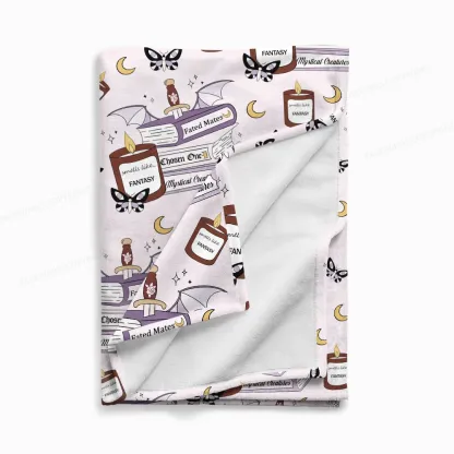 Pagewings Smells Like Fantasy Flannel Blanket