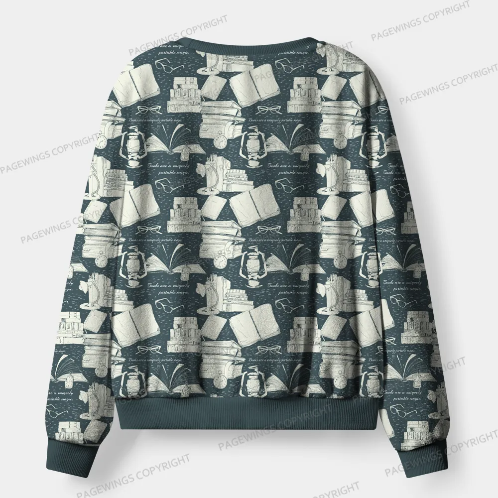 Pagewings Books Are A Uniquely Portable Magic Unisex Flannel Pajama Set