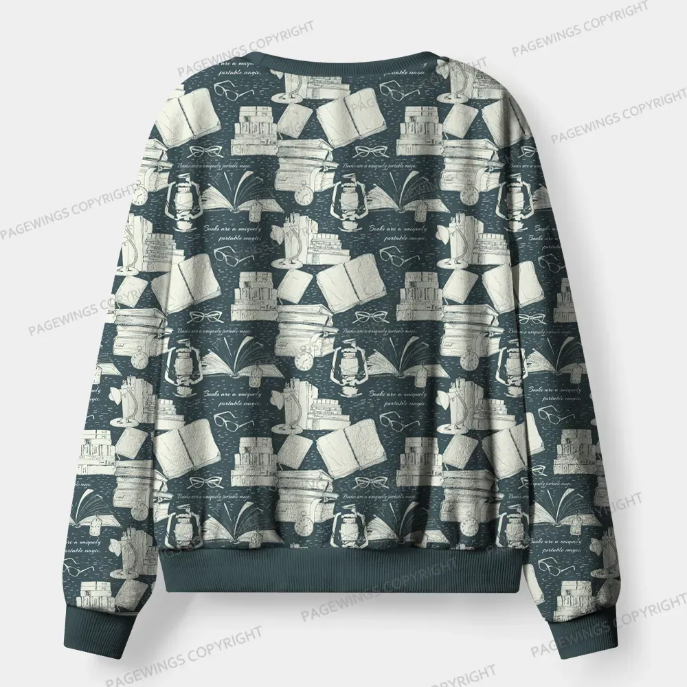 Pagewings Books Are A Uniquely Portable Magic Unisex Flannel Pajama Set