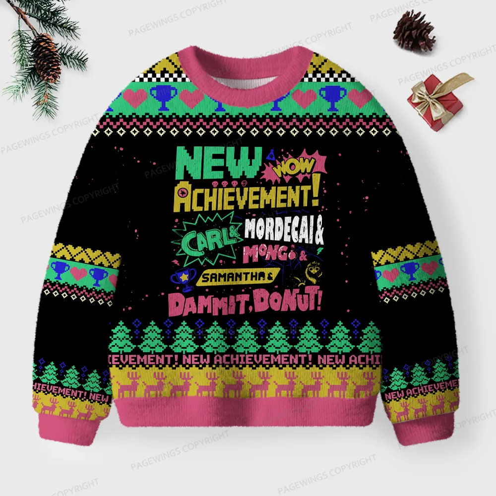 Pagewings New Achievement  Unisex Ugly Knit Sweatshirt
