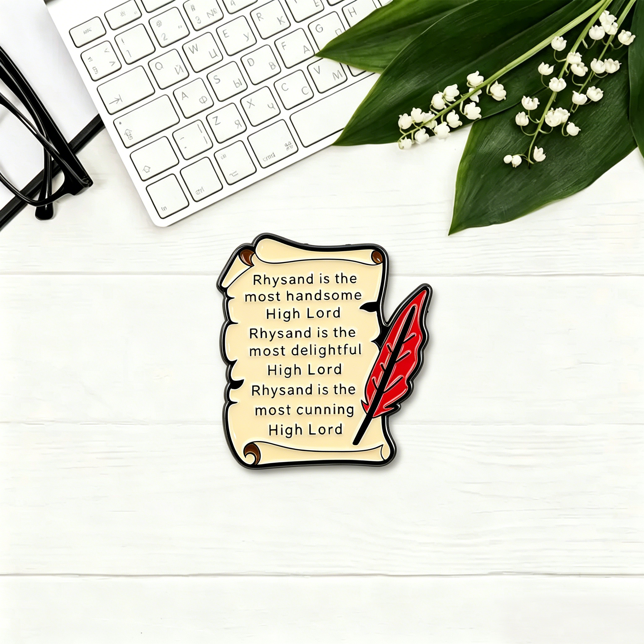 Pagewings The Most Cunning High Lord Enamel Pin Badge