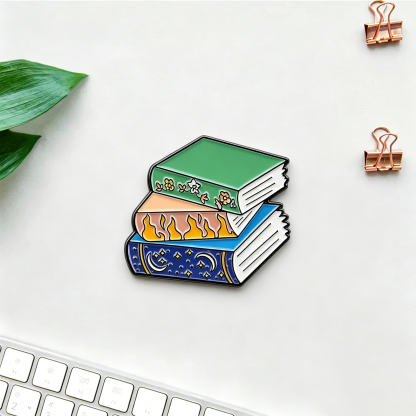 Pagewings Booktrovert Enamel Pin Badge