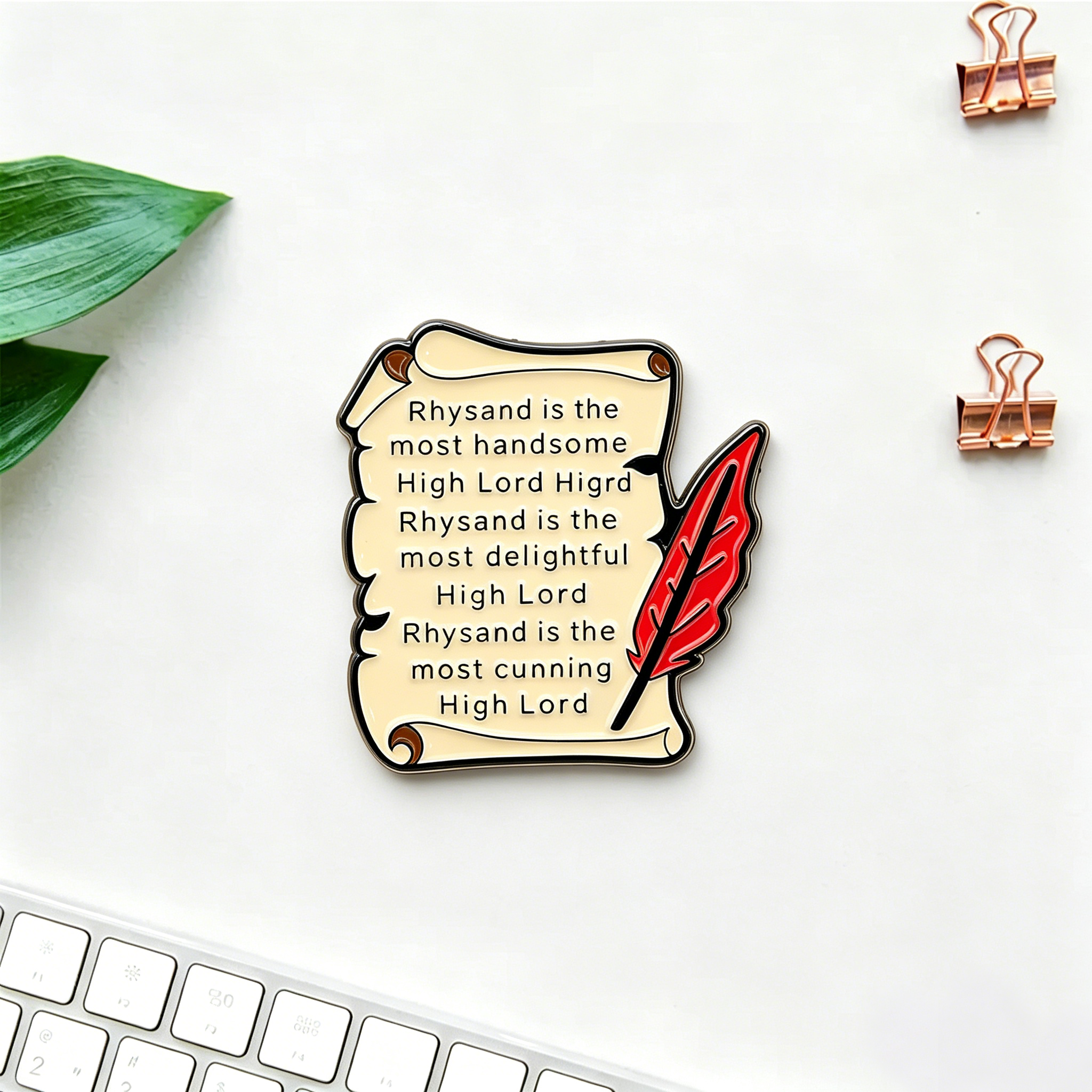 Pagewings The Most Cunning High Lord Enamel Pin Badge
