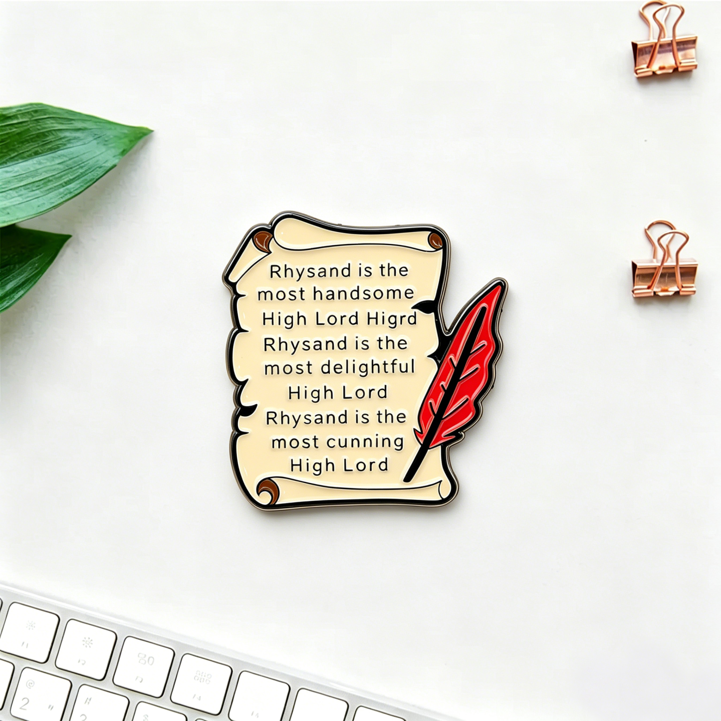 Pagewings The Most Cunning High Lord Enamel Pin Badge