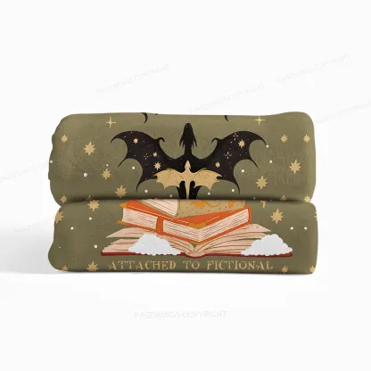 Pagewings Emotionally Read Flannel Blanket