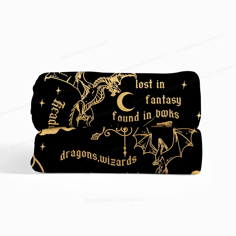 Pagewings Readers Society Flannel Blanket