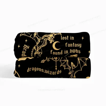 Pagewings Readers Society Flannel Blanket