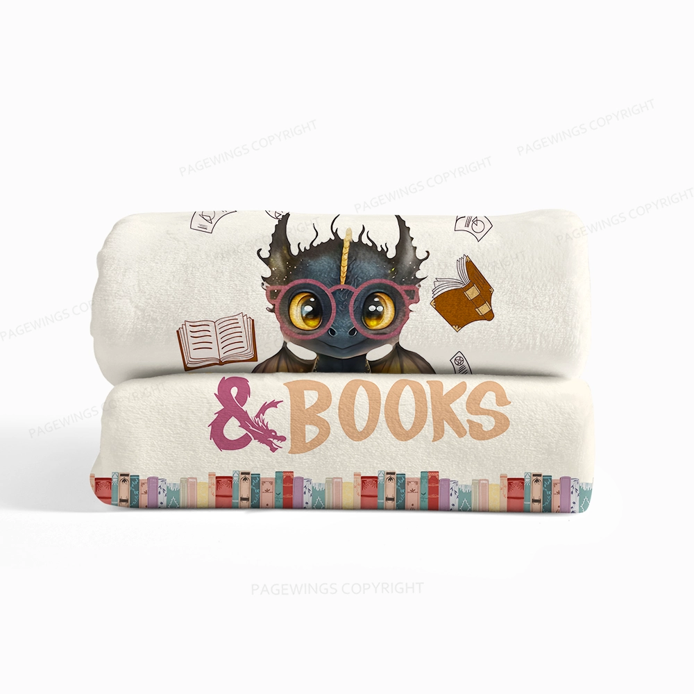 Pagewings Read Books Be Kind Stay Weird Read Flannel Blanket