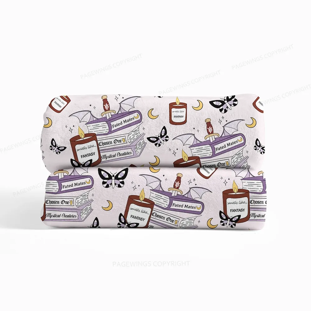 Pagewings Smells Like Fantasy Flannel Blanket