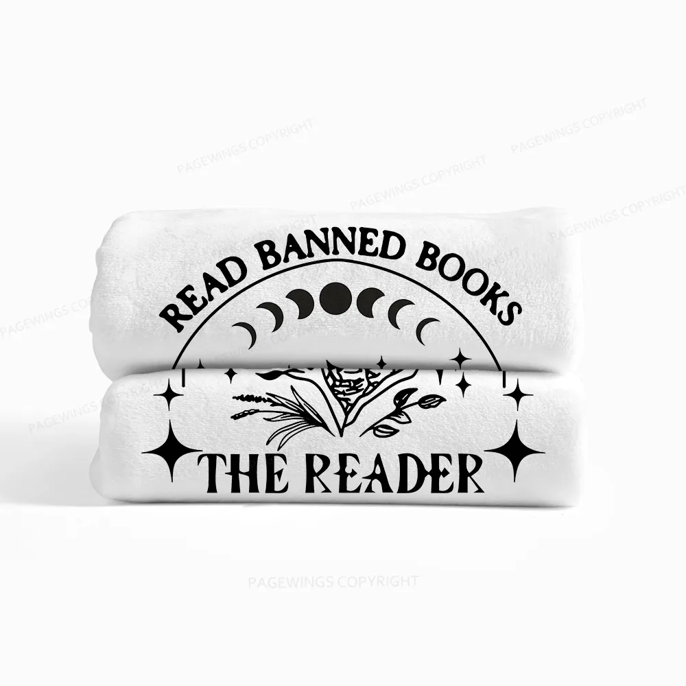 PagewingsRead Banned Books Flannel Blanket