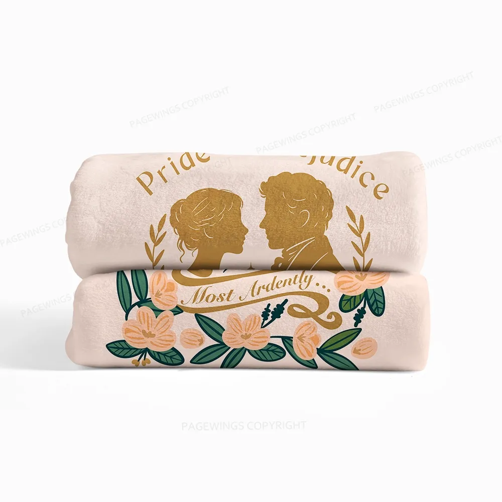 Pagewings Most Ardently We Are All Fools In Love Flannel Blanket