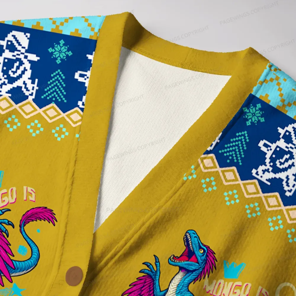 Pagewings Affiliated Reading Dragon Unisex Ugly Cardigan Sweaters