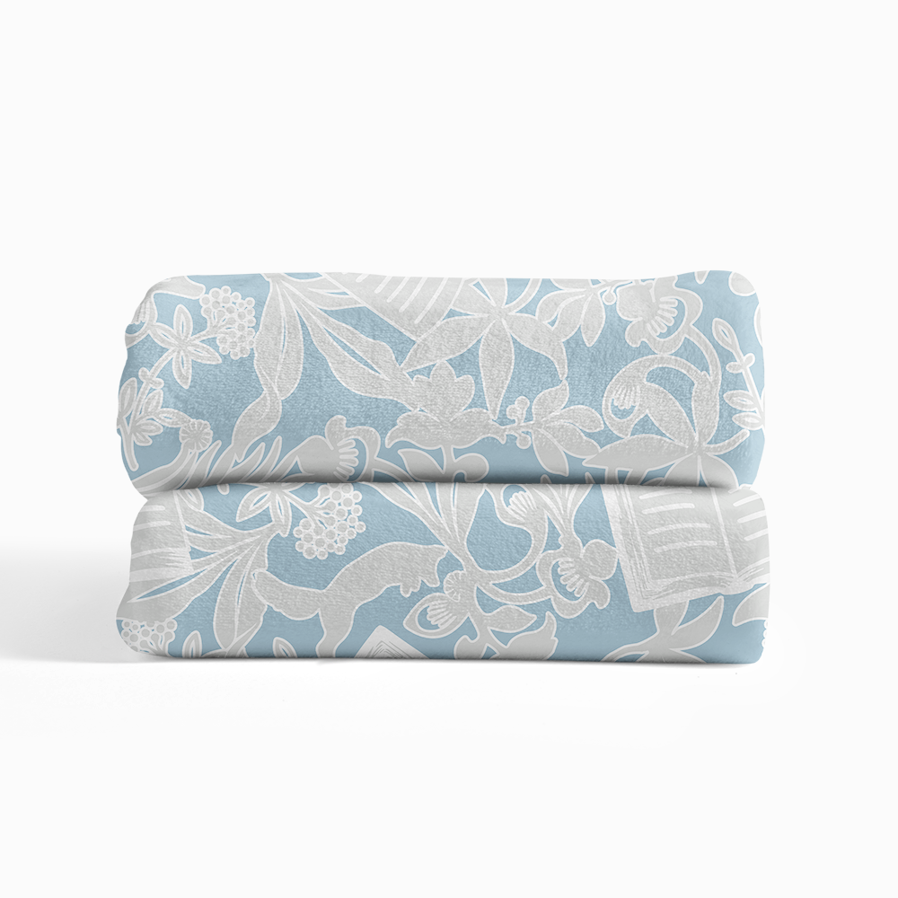 Pagewings Bookish Vibe Flannel Blanket
