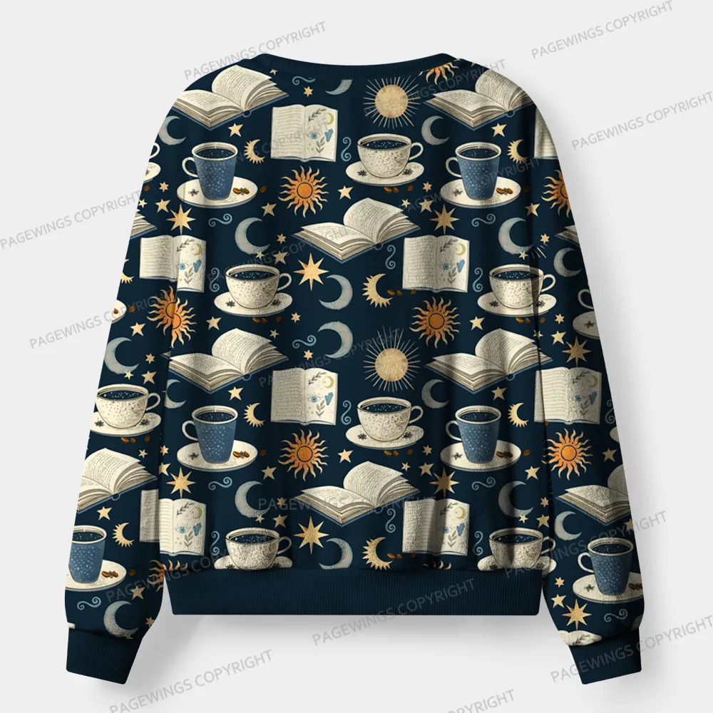 Pagewings Cozy Reading Unisex Flannel Pajama Set