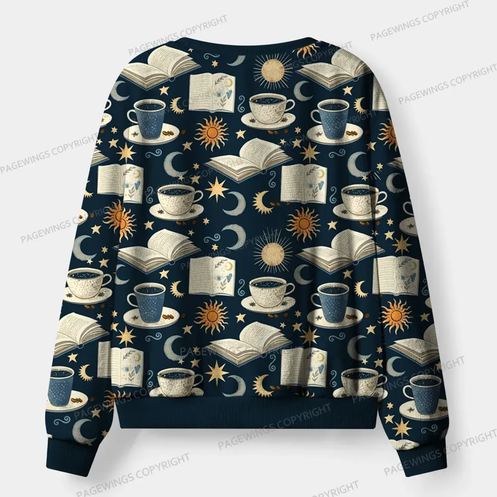 Pagewings Cozy Reading Unisex Flannel Pajama Set