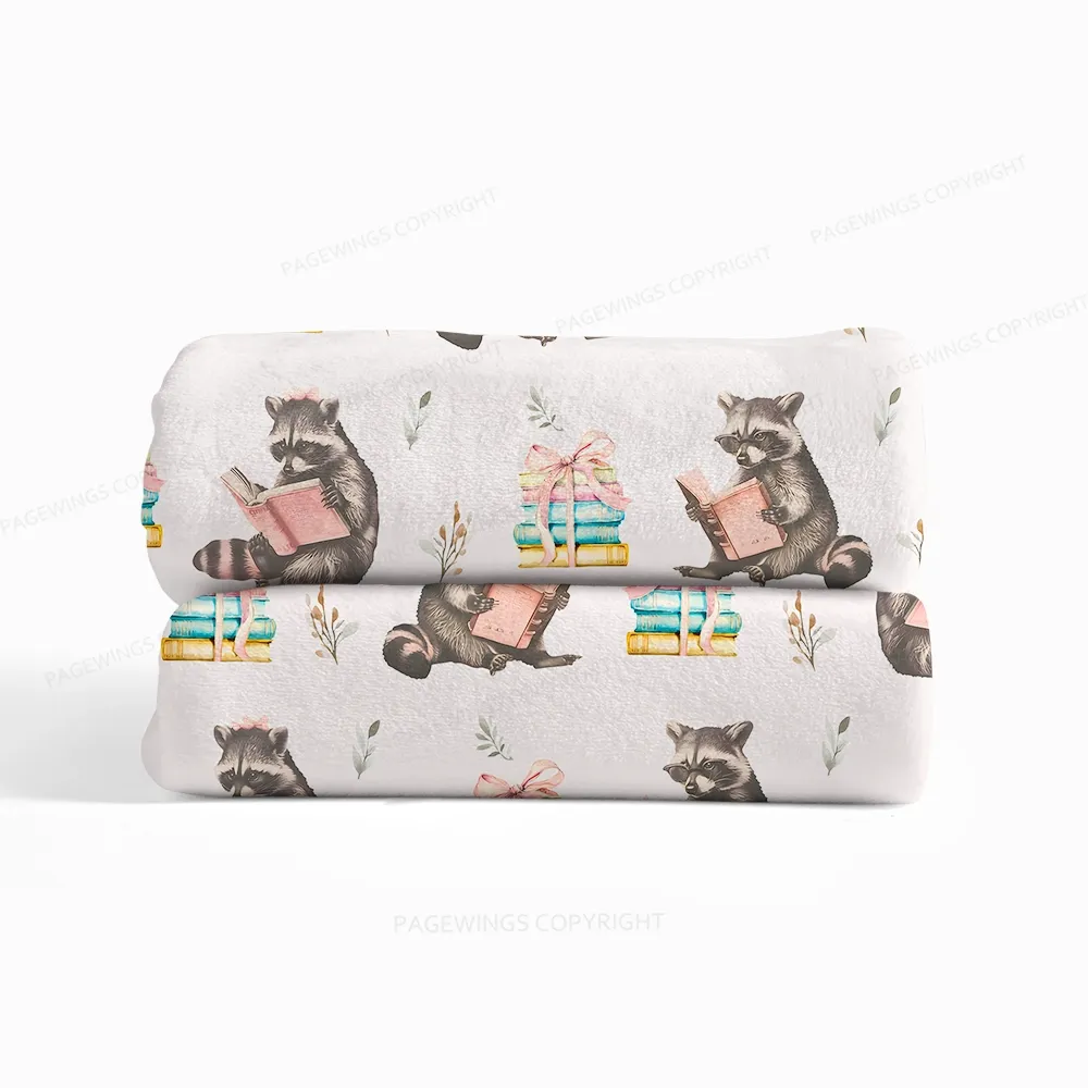 Pagewings Read Books Be Kind Stay Weird Read Flannel Blanket