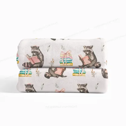 Pagewings Read Books Be Kind Stay Weird Read Flannel Blanket