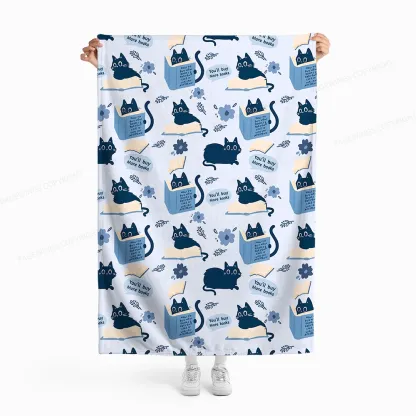 Pagewings You'll Buy More Books Flannel Blanket