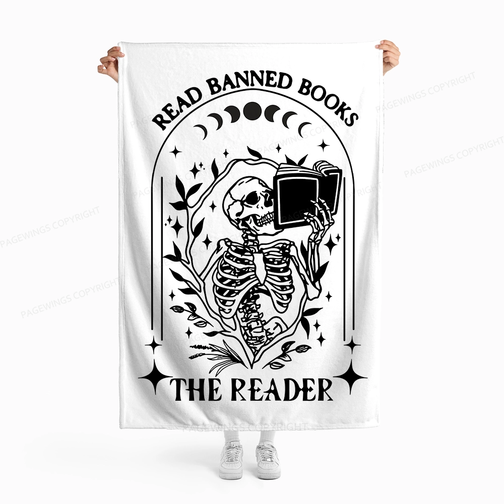 PagewingsRead Banned Books Flannel Blanket
