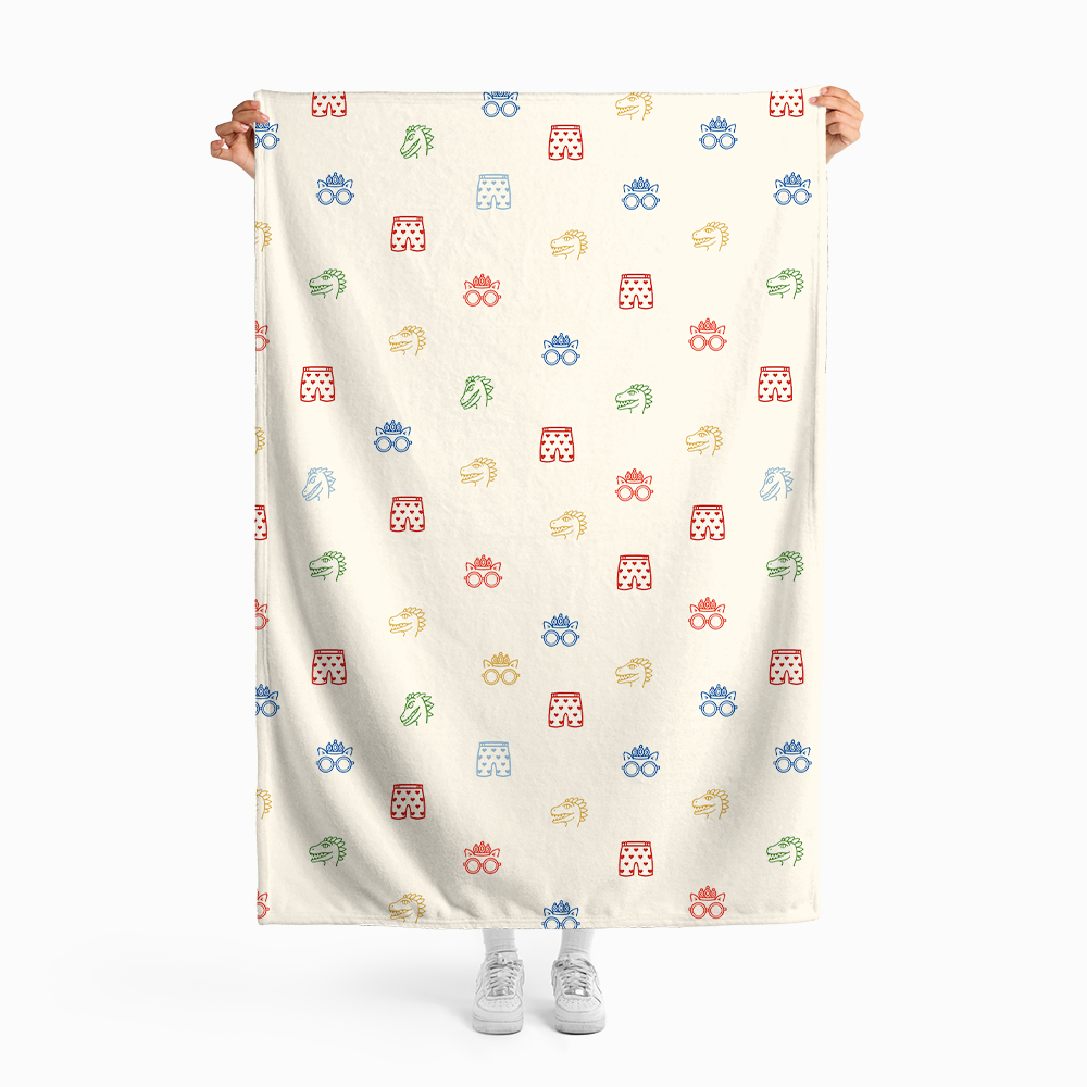 Pagewings Sci Fi Book Lover Flannel Blanket