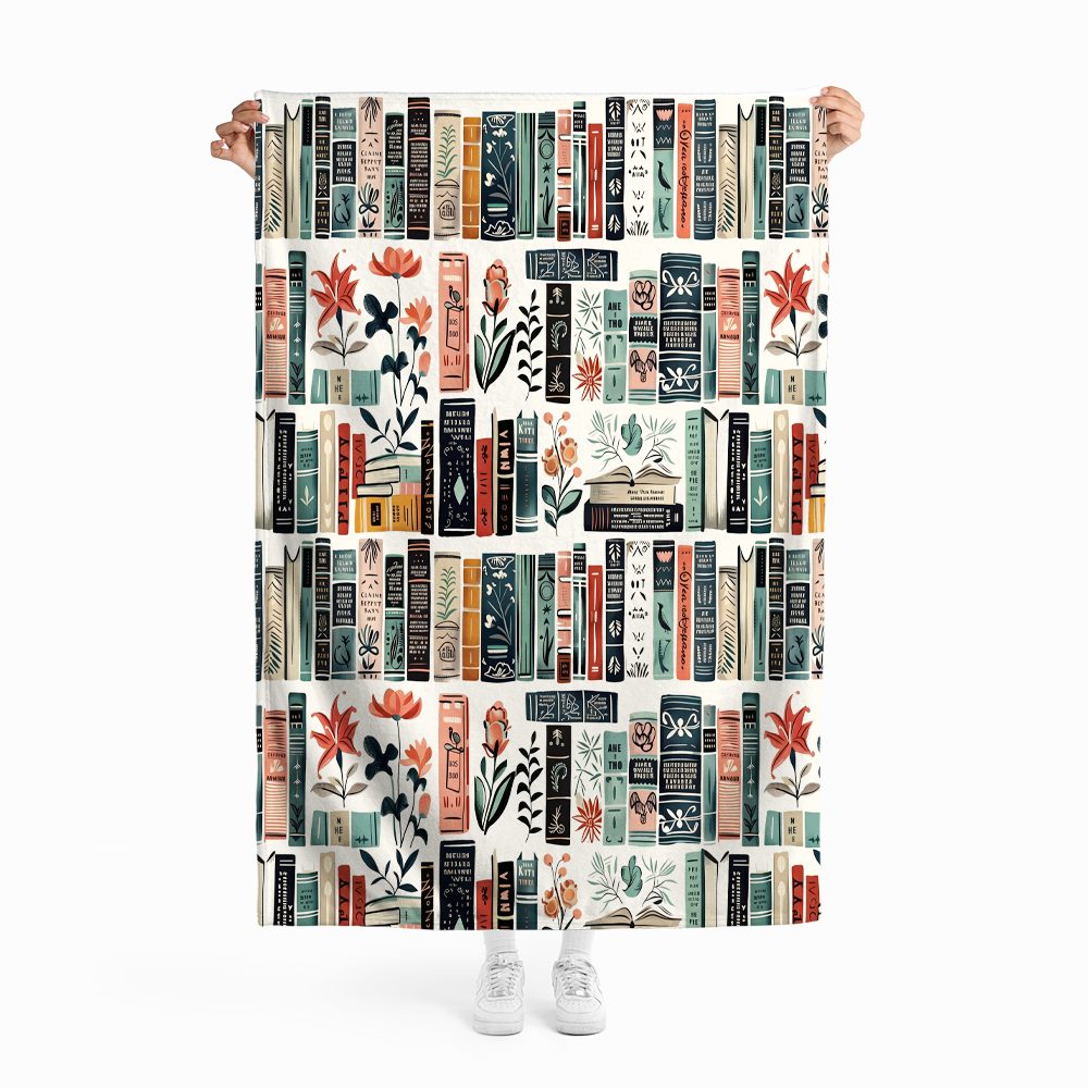 Pagewings Bookish Flannel Blanket