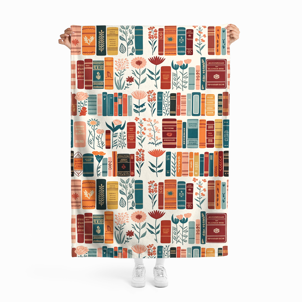 Pagewings Bookish Flannel Blanket