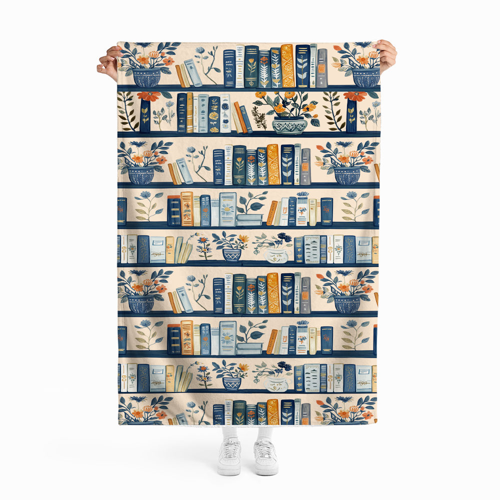 Pagewings Bookish Flannel Blanket