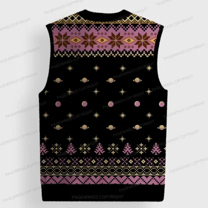 Pagewings The Rise And Fall Of Sanctuary Moon Unisex V-Neck Ugly Knit Vest